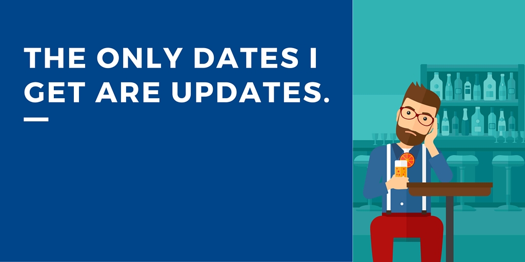 The only dates I get are updates.